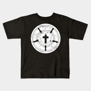 Luther Rose | Lutheran Church Kids T-Shirt